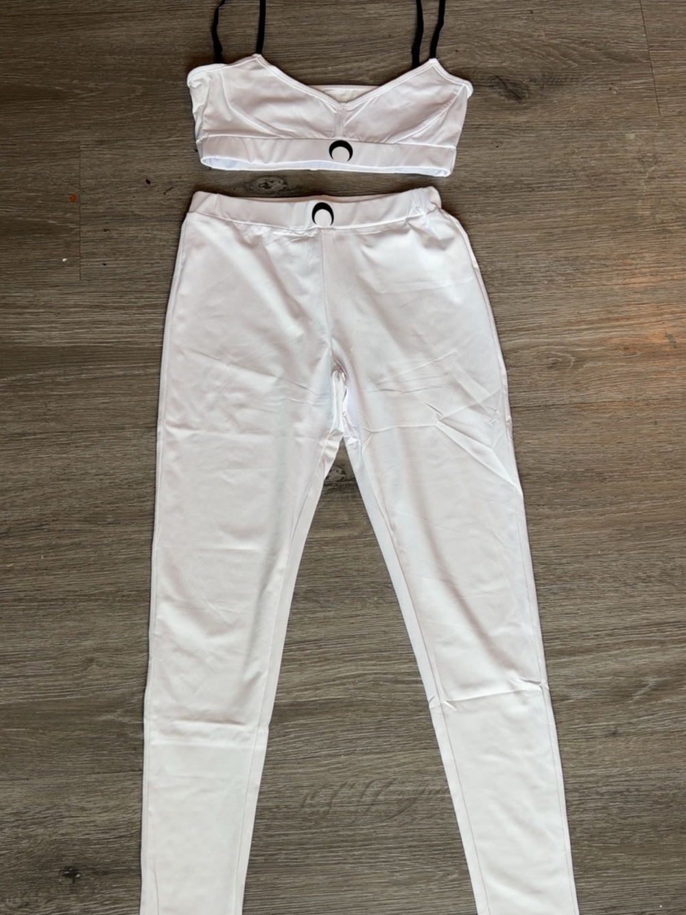 White Girls' Active Leggings - Comfortable Stretch Bottoms